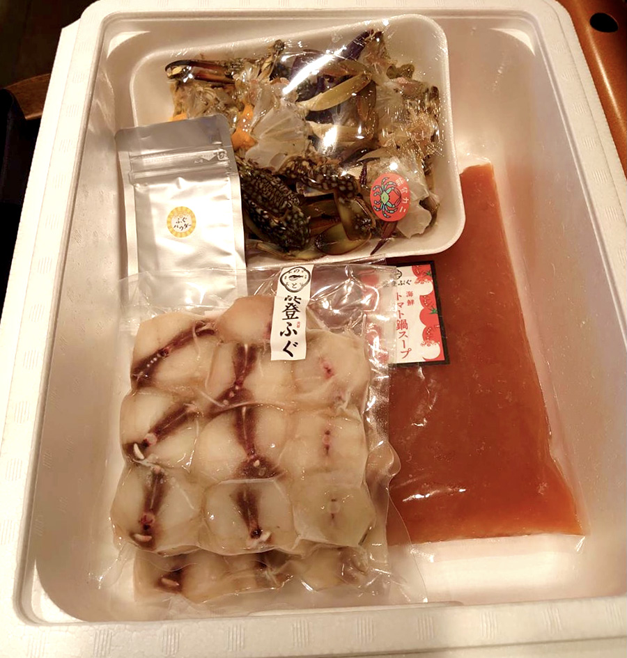 天然能登ふぐ海鮮トマト鍋 能登から新鮮な水産物をおとどけ すぎ省水産